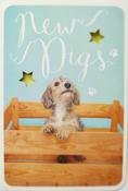 Hallmark Chatter Matter Die Cut New Digs Dog Themed Greeting Card - 25490556 - BizPOST image