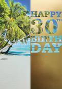 Hallmark Enjoy The View Embossed Happy 30th Birthday greeting card 25493889 - BizPOST