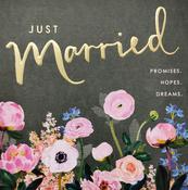 Hallmark Foil Lettering Just Married Greeting Card - 25524473 - BizPOST image