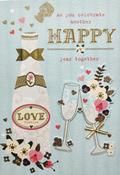Hallmark Forever &amp;amp; Ever 3D Effect Attachments As You Celebrate another Happy year together Anniversary greeting card 11515801 - BizPOST image
