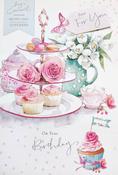 Hallmark Lucy Cromwell Birthday Card with Cupcake Recipe Card - 25475549 - BizPOST image