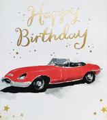 Hallmark Sketchbook Happy Birthday with Red Sports Car - 25450647 BizPOST