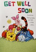 Hallmark Winnie the Pooh Get Well Soon with colouring section Greeting Card - 25484347 - BizPOST image