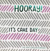 Hallmark shoebox Say No More Hooray! It's Cake Day Greeting Card Blank inside for your own message - 25503334 - BizPOST image