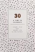 Hallmark Casual Abstractions Foil Effect 30 &amp;amp; Time to Celebrate Birthday greeting card 25525112 - BizPOST image