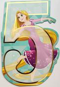 Hallmark Disney Princess Die Cut 5 Gold Foil Birthday greeting card 25486890 - BizPOST image