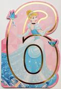 Hallmark Disney Princess Die Cut 6 Gold Foil Birthday greeting card 25486889 - BizPOST image