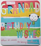 Hallmark Jollypop Die Cut Design Details For you Grandad Birthday greeting card 25452870 - BizPOST image