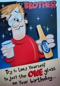 Hallmark Mad As Cheese 3D Attachments Die-cut Elements Brother Birthday greeting card 25450586 - bizpost.ie image