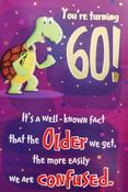 Hallmark Mad As Cheese You're Turning 60 Birthday greeting card 25492265 - BizPOST image