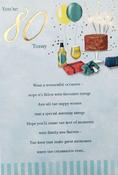 Hallmark Papyrus You're 80 Today Birthday greeting card 25492388 - BizPOST image