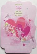 Hallmark Pastels &amp;amp; Pearls Die Cut Design For a Special Wife with Love on Your Birthday 25494259 - BizPOST