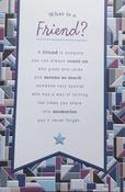 Hallmark True Meanings Embossed Lettering and Design Details What is a Friend Birthday greeting card 25487005 - BizPOST image
