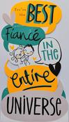 Hallmark 3D Fold Out Die Cut Design Detail You're the Best Fiancé Birthday greeting card 25447001 - bizpost.ie image