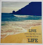 Hallmark A Way With Words Live every day like it's the best day of your Life greeting card 11481604 - bizpost.ie image