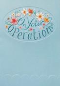 Hallmark Aqua Pearl Embossed Design Details On Your Operation greeting card 11196483 - bizpost.ie image