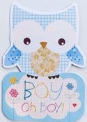 Hallmark Die Cut Design Details Boy Oh Boy new baby greeting card 11383182 - bizpost.ie image