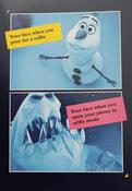 Hallmark Disney FROZEN Your face when you pose for a selfie... Blank Birthday greeting card 25531121 - bizpost.ie image