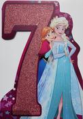 Hallmark FROZEN Die Cut 7 Birthday greeting card 25486892 - bizpost.ie image