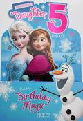 Hallmark FROZEN II Die Cut Shelf Hanging Beautiful Daughter 5 Today Birthday greeting card 25482256 - bizpost.ie image