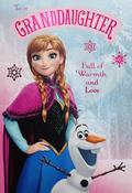Hallmark FROZEN II To a Granddaughter Birthday greeting card 25454754 - bizpost.ie image