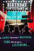 Hallmark Mad As Cheese Birthday Contestant Stage Talent.... greeting card 25485118 - bizpost.ie image