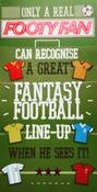 Hallmark Mad As Cheese Only A Real Footy Fan... Birthday greeting card 11236449 - bizpost.ie image