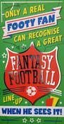 Hallmark Mad As Cheese Silver Foil Lettering &amp;amp; Design Only a Real Footy Fan... greeting card 25469904 - bizpost.ie image