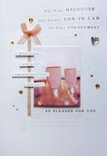 Hallmark Memory Box 3D Effect Attachments Die-cut Elements Bronze Foil Lettering and Design Details For You Daughter and Future Son-in-Law on your Engagement 25465988 - bizpost.ie