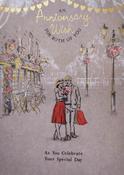 Hallmark A Sprinkling of Tradition Gold Foil Lettering &amp;amp; Design Details An Anniversary Wish greeting card 11483685 - bizpost.ie image
