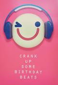 Hallmark Face Bubble Embossed Design Crank up some... Birthday  greeting card 25487270 -bizpost.ie