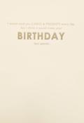 Hallmark by Laura Meare Embossed Lettering  I would send you cards &amp;amp; presents every day.... Blank  greeting card 11483474 - bizpost.ie image