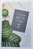 Hallmark It's OK not to feel OK - Blank greeting card 25526290 - bizpost.ie image