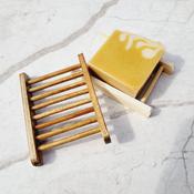 Wooden soap dish