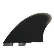 FCS II Performer Split Keel Quad PG Surfboard Performance Glass Fin Set - Black