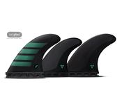 Futures Medium F6 Alpha Carbon Five Surfboard Fin -Carbon Teal