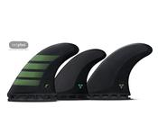 Futures Large F8 Alpha Carbon Five Surfboard Fin - Black Olive