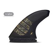 Futures Medium Alpha Vector 3/2 Carbon Thruster Surfboard Fin - Black