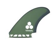 Futures Twin Fin BMT Britt Merrick Fibreglass - Green Grey