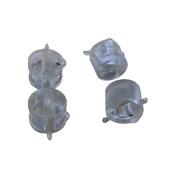 Scarfini Dual Tab Clear Surfboard Fin Plug