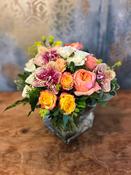 Peach &amp; White Flower Arrangement
