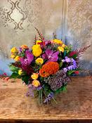 Vibrant Autumnal Flower Bouquet - Extravagant image