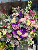Luxury Bouquet in Purples with Peony Roses - Extravagant image