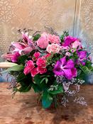 Subscription In The Pink Flower Bouquet