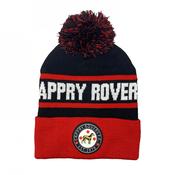 Cappry Rovers Logo Bobble Hat Black/Red image