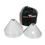 Giant Saucer Cone Set of 20 White
