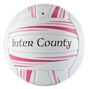 Inter County Gaelic Training Ball White/Pink