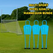 Multi Sport Steel Goal &amp;amp; Mannequin Bundle