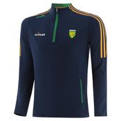 Mens Donegal GAA Hydra 184 Brushed Navy Half Zip Top image
