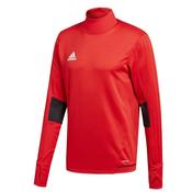 Mens Tiro 17 Red Training Top